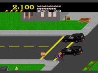 une photo d'Ã©cran de Paperboy sur Sega Megadrive